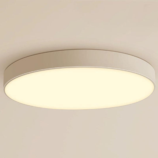 16'' Round Dimmable Modern Flush Mount LED Ceiling Light with Remote