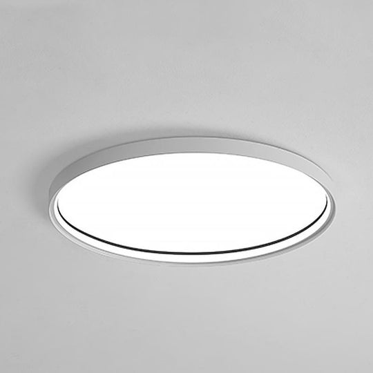 16" Single LED Acrylic Circle Flush Mount Light