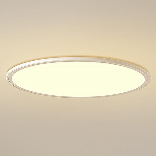 16" Modern LED Ultrathin Circle Flush Mount Ceiling Light