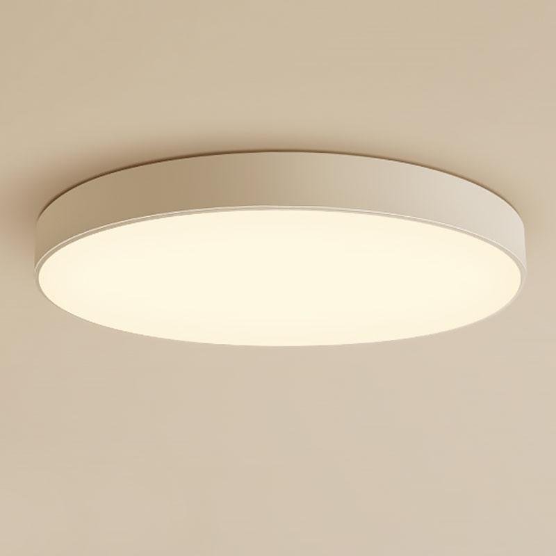 16'' Round Dimmable Modern Flush Mount LED Ceiling Light with Remote