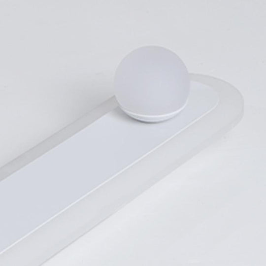 Rectangular LED Flush Mount Light with Rotatable Spherical Spotlights