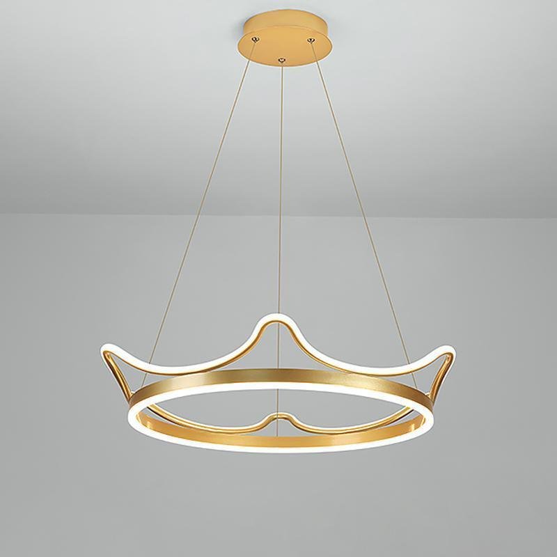 Imperial Crown Modern LED Chandelier with Remote Control