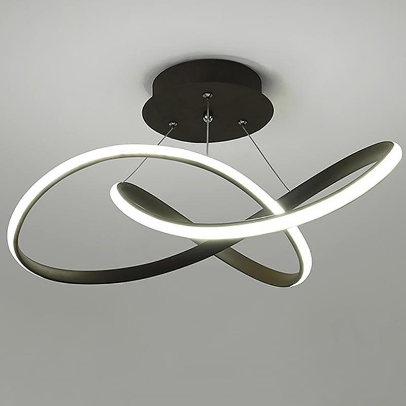 20" LED Ribbon Modern Flush Mount Ceiling Light