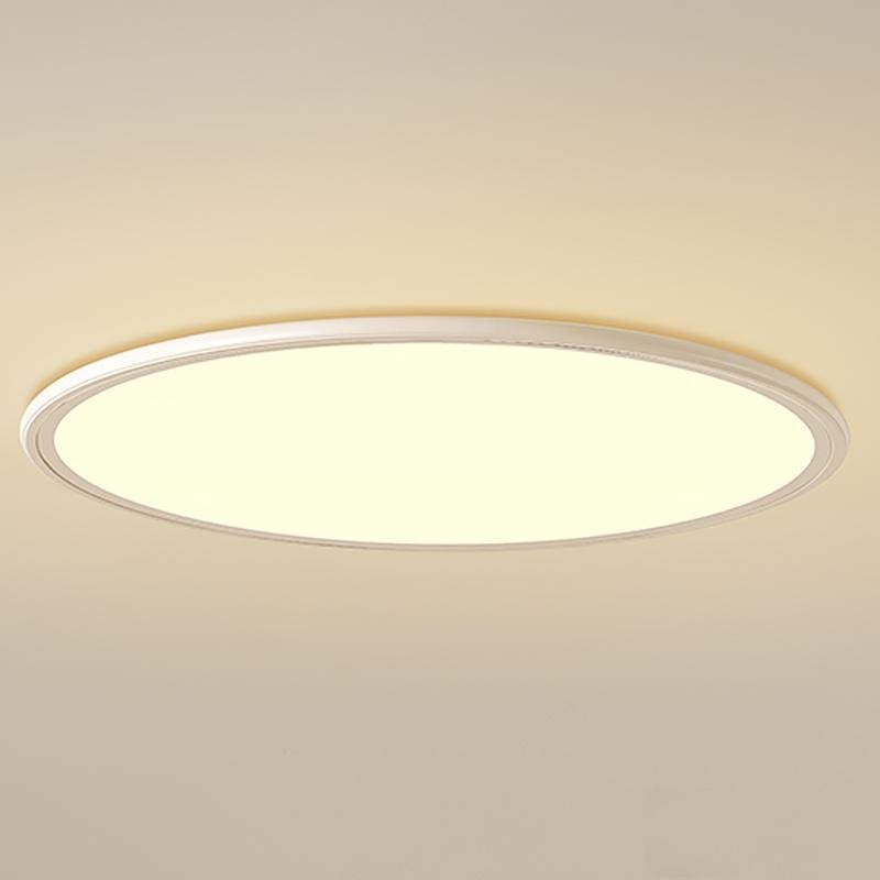 30" Round – Ultra-Thin LED Flush Mount Modern Ceiling Light