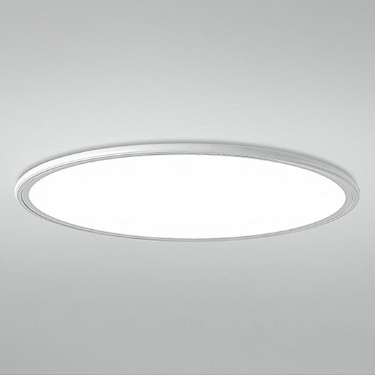 16" Modern LED Ultrathin Circle Flush Mount Ceiling Light