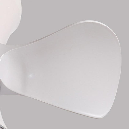 3 Blade Flush Mount Ceiling Fan with LED Light