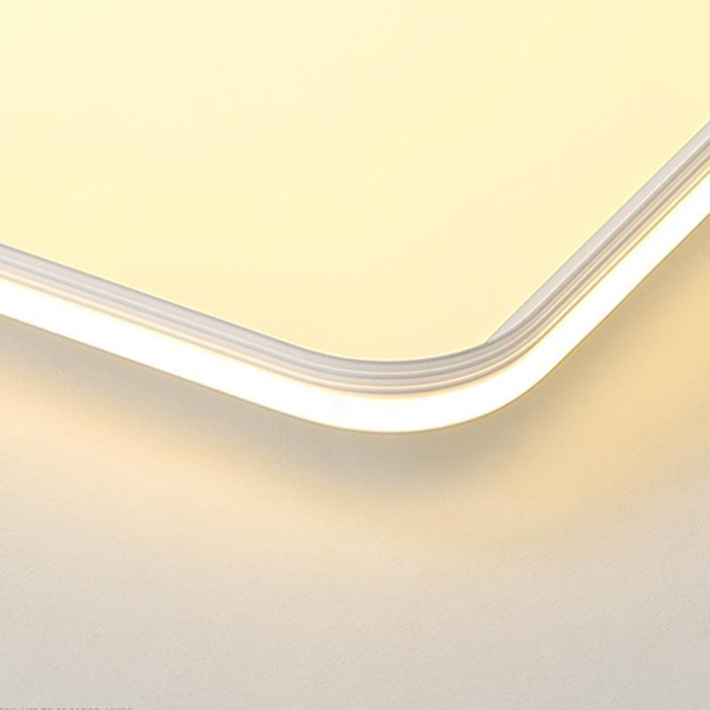 16" Square Modern LED Flush Mount Ceiling Light with Remote