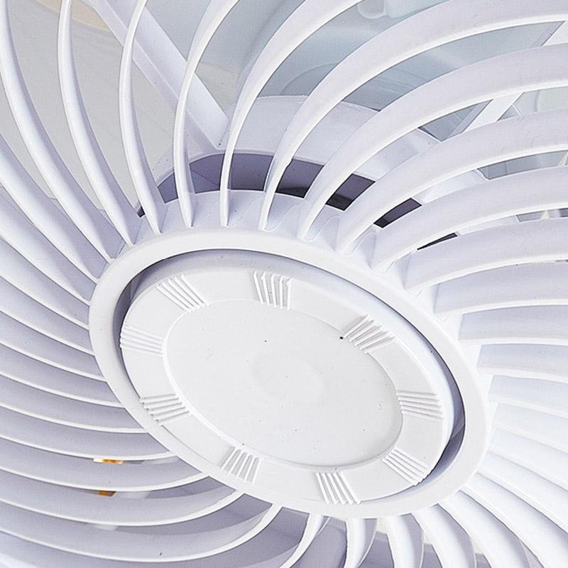 Crown-Shaped Bladeless LED Ceiling Fan with Remote Control
