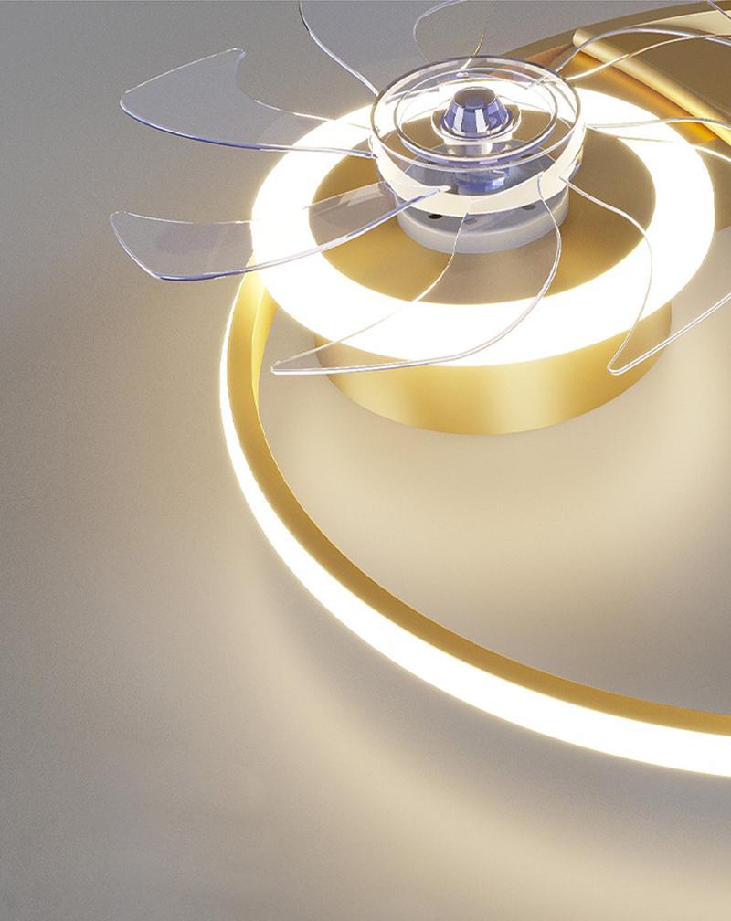 Kids Flush Mount Ceiling Fan with LED Light and Remote