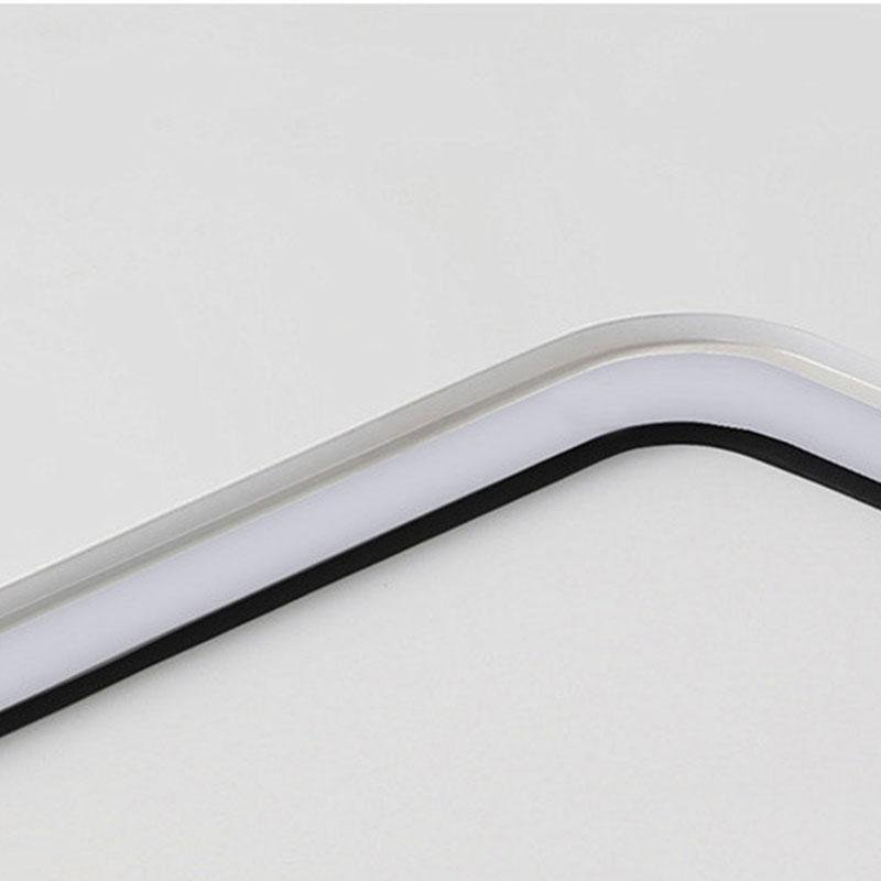 24'' Square Modern Flush Mount LED Dimmable Ceiling Light with Edge