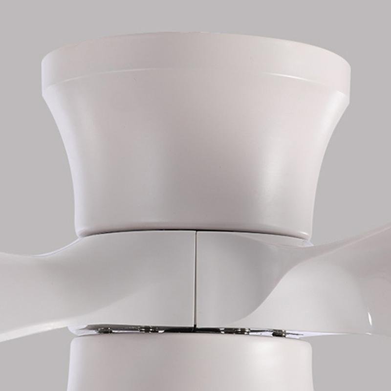 3 Blade Flush Mount Ceiling Fan with LED Light