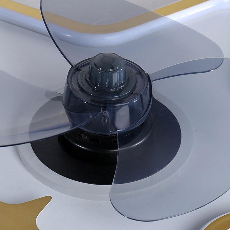 Star Shaped LED Flush Mount Ceiling Fan with Remote for Kids Room