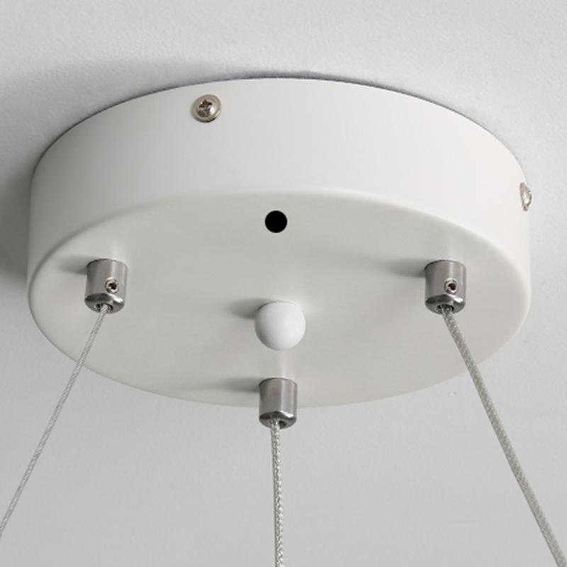 3-Head Spotlight Linear LED Chandelier with Remote Control