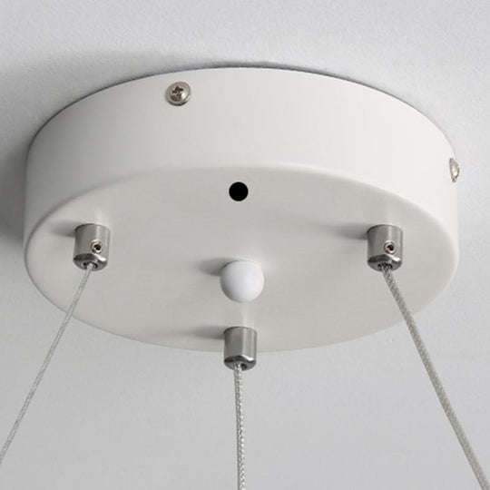 3-Head Spotlight Linear LED Chandelier with Remote Control