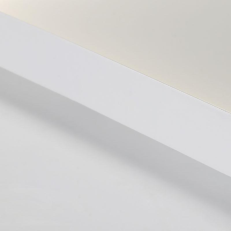 16'' Square Dimmable Flush Mount LED Light with 2 Adjustable Spotlights