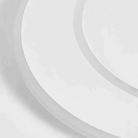 18" LED Circular Flush Mount Ceiling Light with Adjustable Spotlights