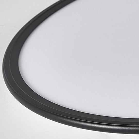 16" Modern LED Ultrathin Circle Flush Mount Ceiling Light