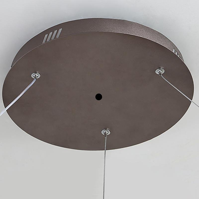 16'' Simple Circle Pendant Light with Acrylic Shade