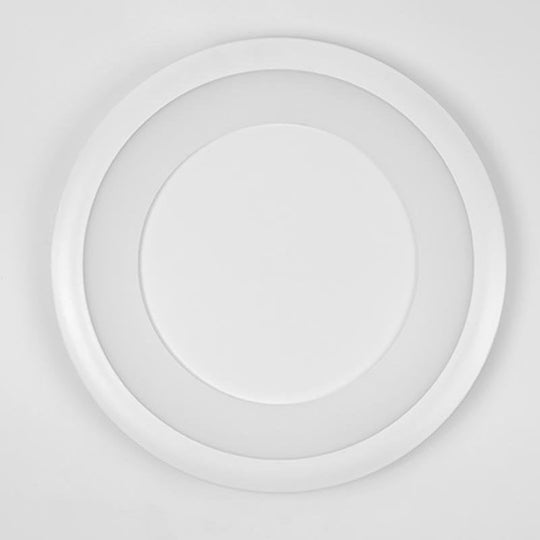Ultrathin Round LED Flush Mount Ceiling Light – Modern Minimalist Design