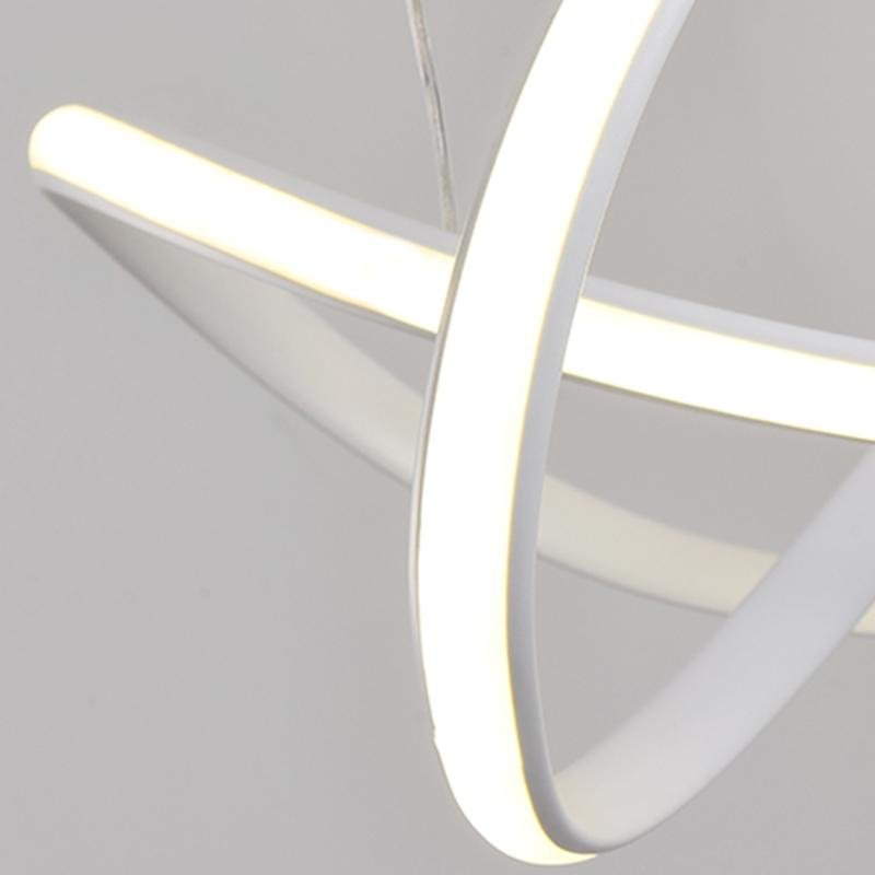 20" LED Ribbon Modern Flush Mount Ceiling Light