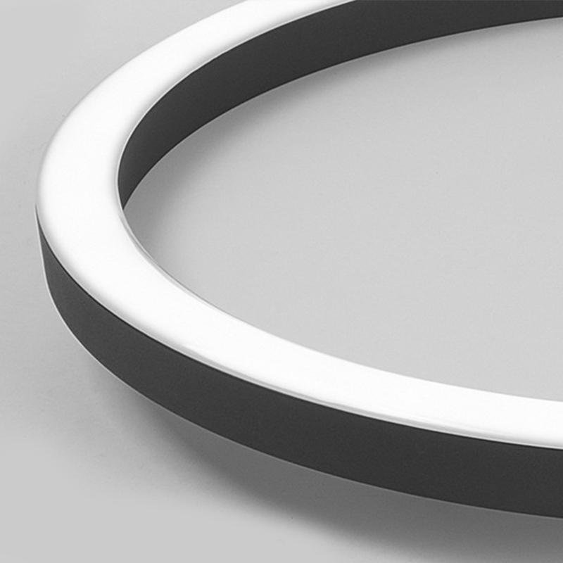 16" Modern Simple Circle Flush Mount LED Ceiling Light Dimmable with Remote