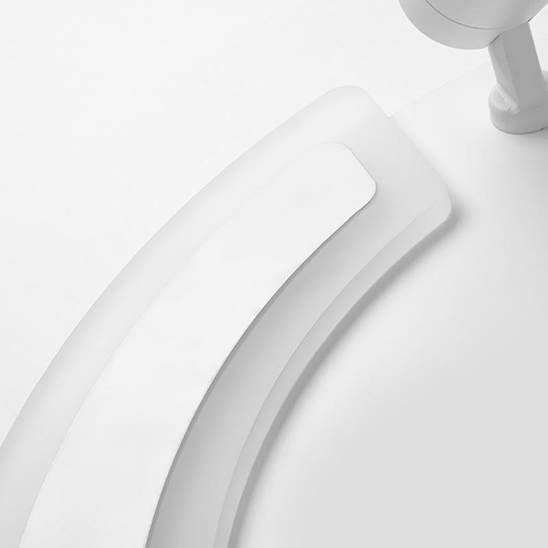 Unique Circle Flush Mount LED Ceiling Light with Adjustable Spotlight