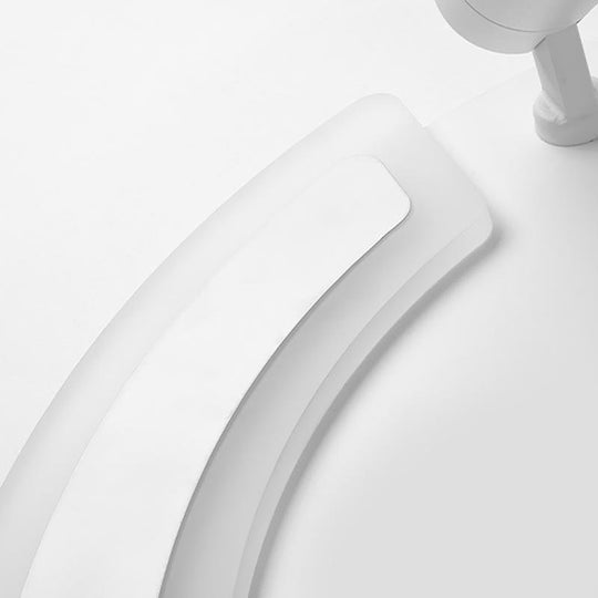 Unique Circle Flush Mount LED Ceiling Light with Adjustable Spotlight