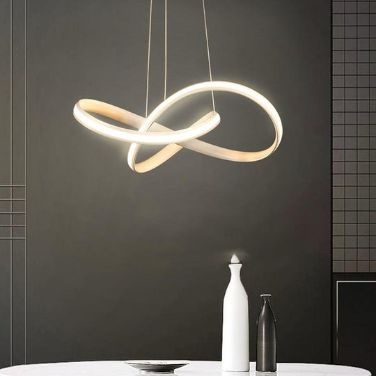 Mobius Ring Pendant 1-Light LED Ceiling Light