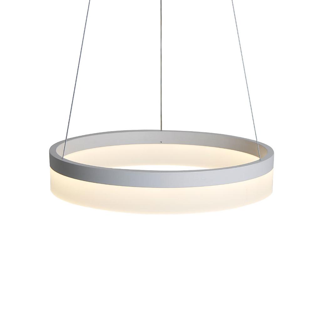 Circular Contemporary – Aluminum Acrylic LED Pendant Ceiling Light