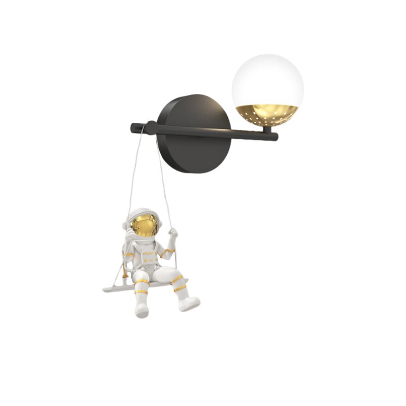 Acrylic Ball Astronaut Swing LED Wall Light – 3 Step Dimming