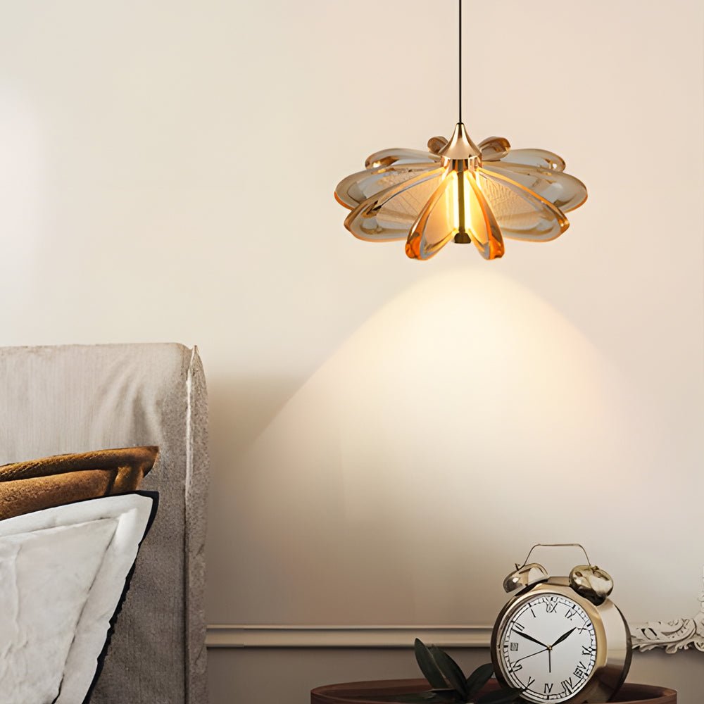 Acrylic Flower Light Luxury Modern Pendant Lamp