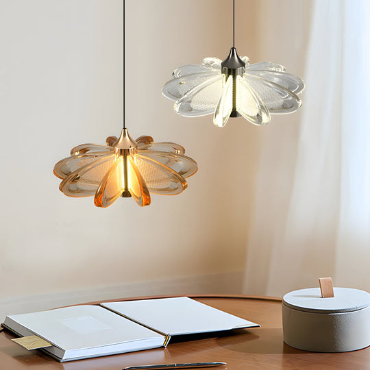 Acrylic Flower Light Luxury Modern Pendant Lamp