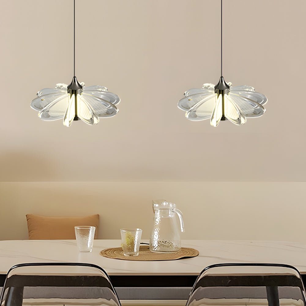 Acrylic Flower Light Luxury Modern Pendant Lamp