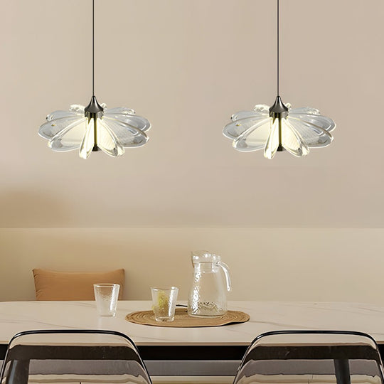 Acrylic Flower Light Luxury Modern Pendant Lamp