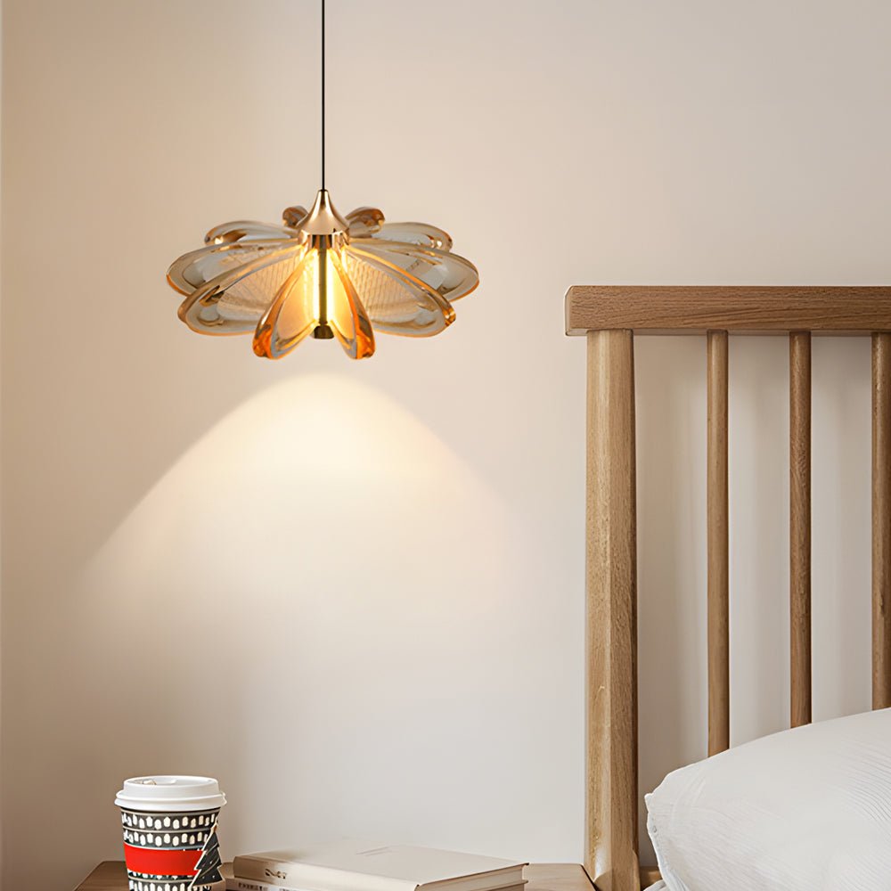 Acrylic Flower Light Luxury Modern Pendant Lamp