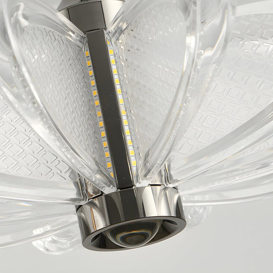 Acrylic Flower Light Luxury Modern Pendant Lamp