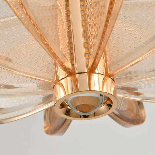 Acrylic Flower Light Luxury Modern Pendant Lamp