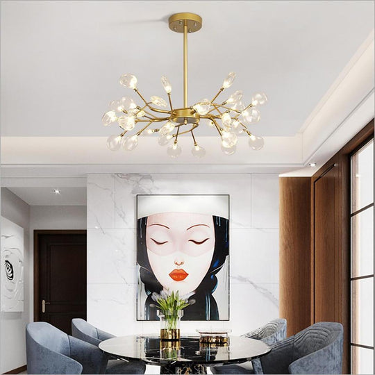 LED Firefly – Sputnik Chandelier Modern Hanging Ceiling Light