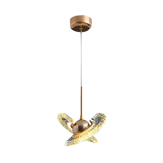 Adjustable Creative Plated Mirror Metal Ball LED Nordic Pendant Light