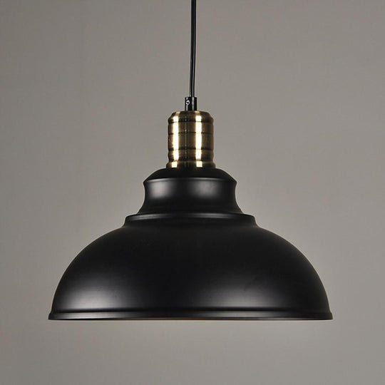Semi-Globe Metal LED Vintage Pendant Light