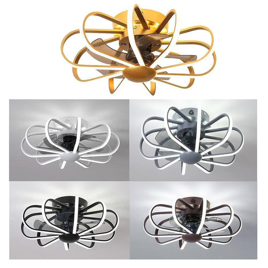 5 Blade Modern Ceiling Fan with Surround LED Light