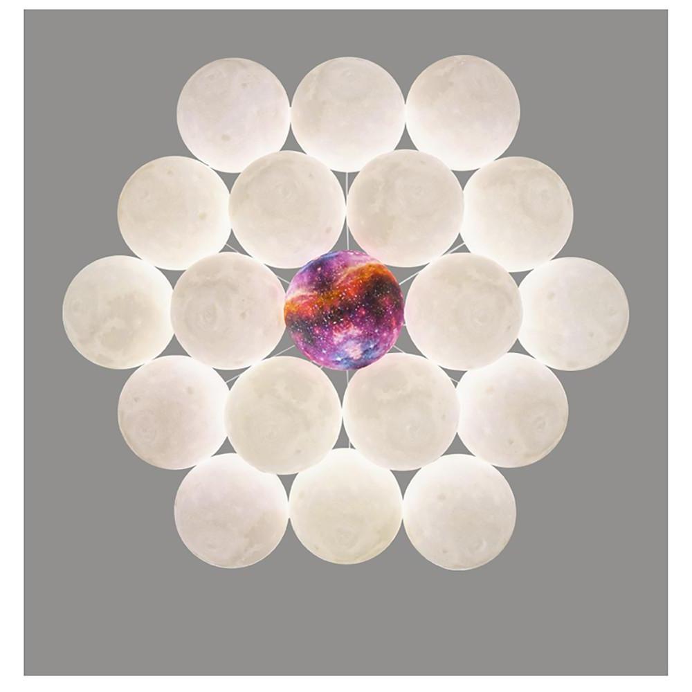 Modern Cluster Globe LED Chandelier Pendant Light