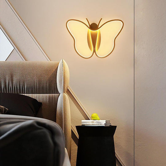 Butterfly LED Flush Mount Ceiling Light for Kids’ Room