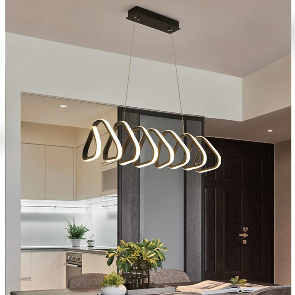 Triangular Pendant – Acrylic LED Kitchen and Dining Room Ceiling Light