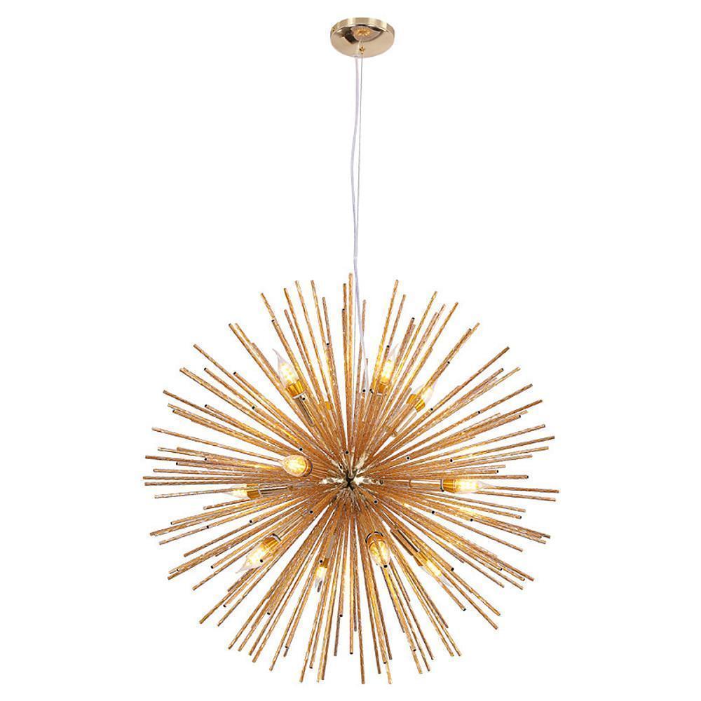Unique Globe Design LED Electroplated Metal Pendant Light