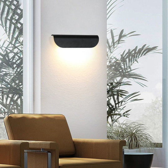 Aluminum Rectangular Creative LED Minimalist Modern Wall Lamp