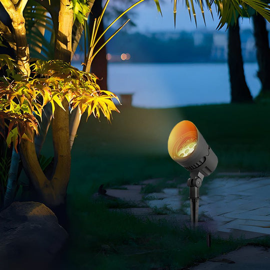 Aluminum Waterproof Adjustable LED Outdoor Spotlight