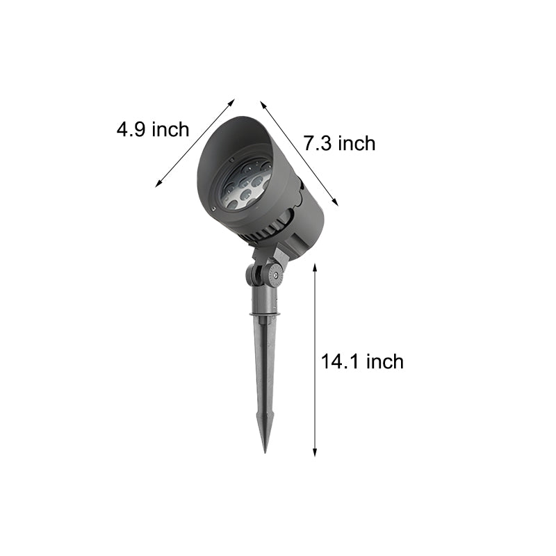 Aluminum Waterproof Adjustable LED Outdoor Spotlight