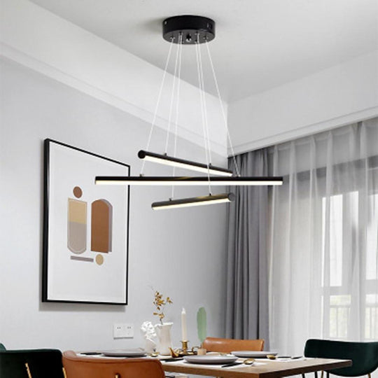 3 Piece LED Bar Lights Modern Chandelier Hanging Lamp