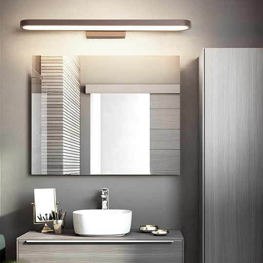 Annular Ring-Shaped LED Bathroom Vanity Light with 3-Step Dimming